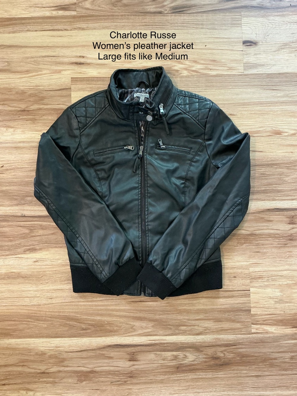 Women’s Charlotte Russe pleather jacket